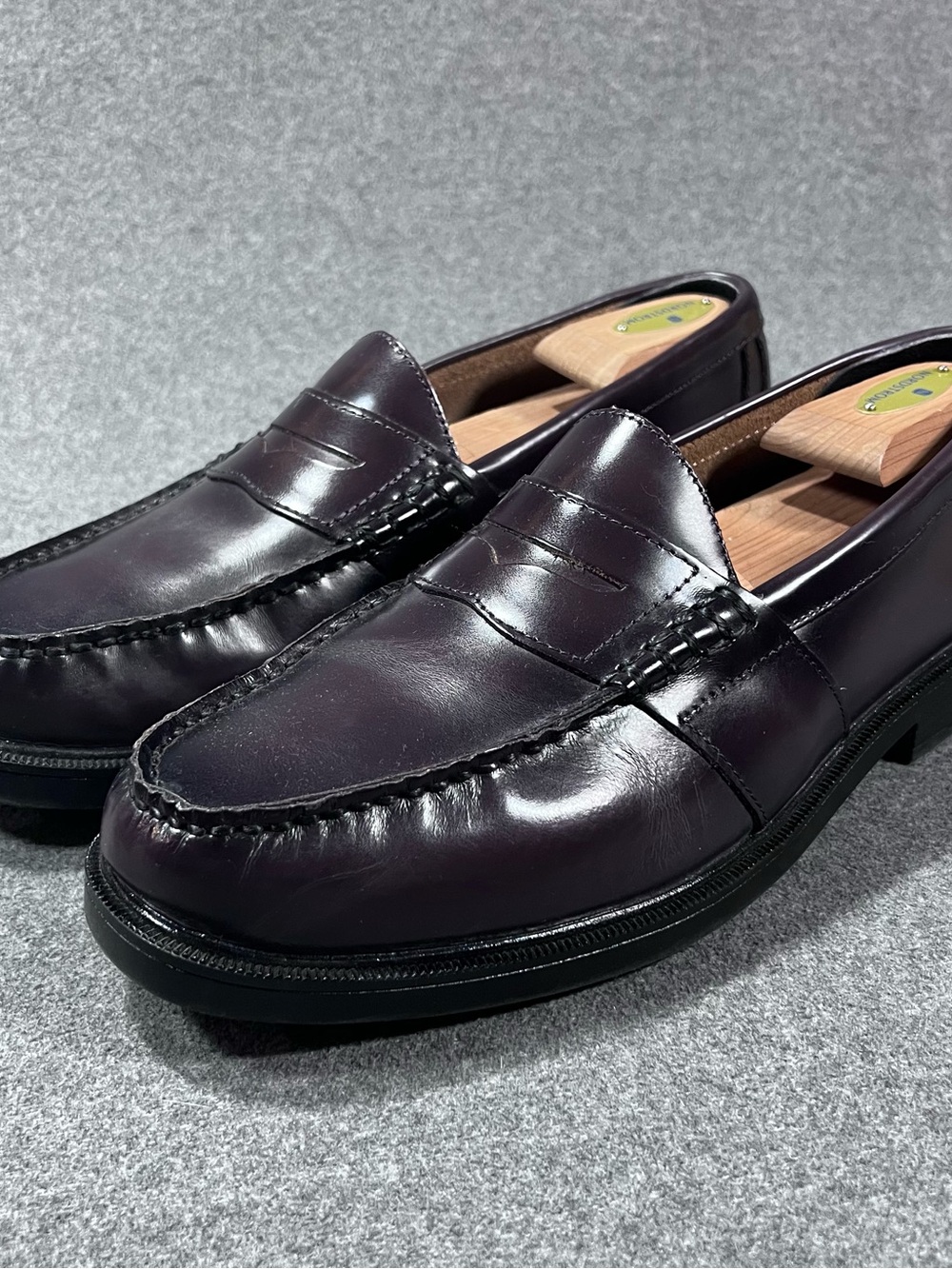 Nunn Bush Lincoln Mens Size 12 M Burgundy Penny Loafer (85538-05) Old Money